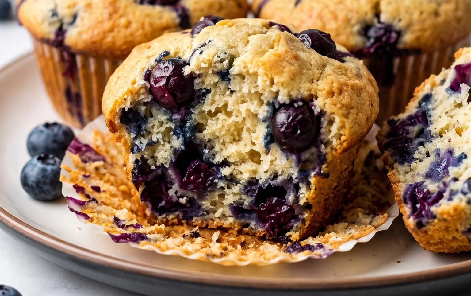Homemade Blueberry Muffins
