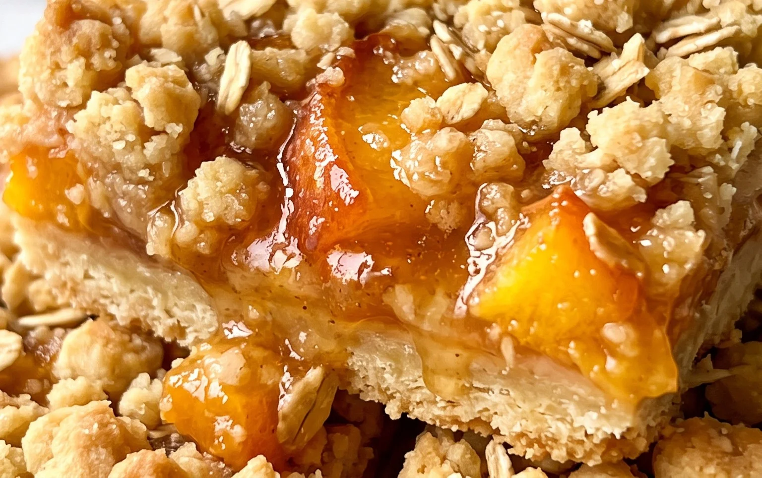 Fresh Peach Crum extractb Bars