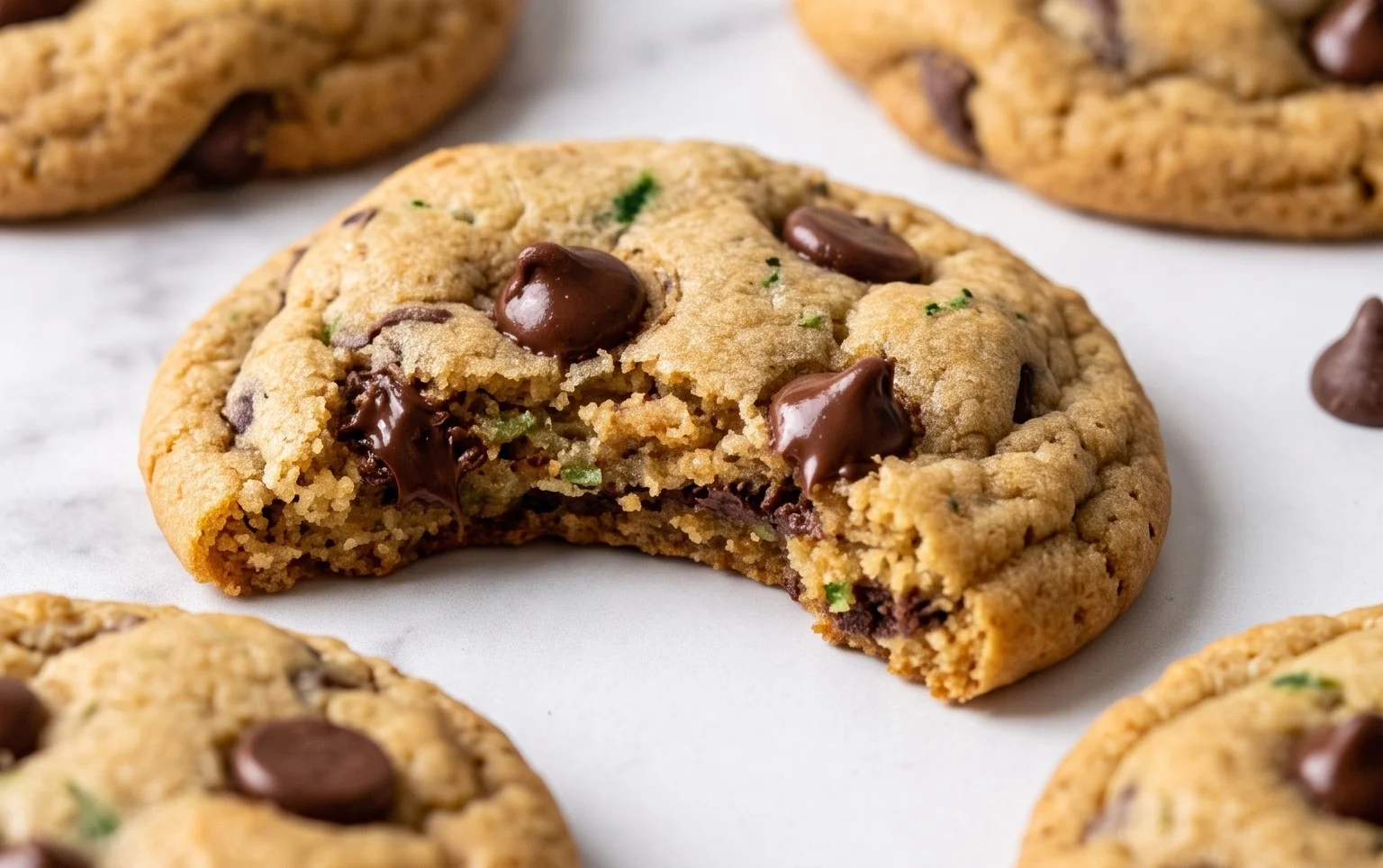Zucchini Chocolate Chip Cookies