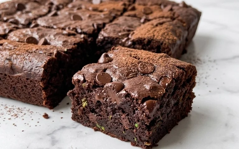 Secretly Healthy Zucchini Brownies