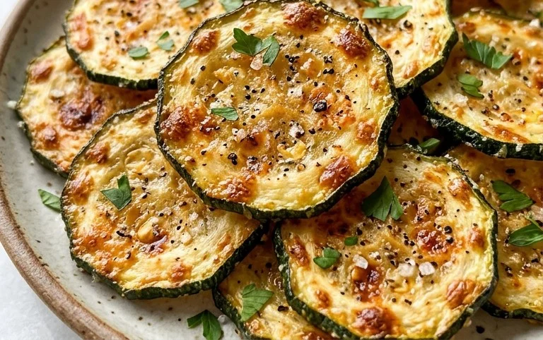 Crispy Baked Zucchini Chips