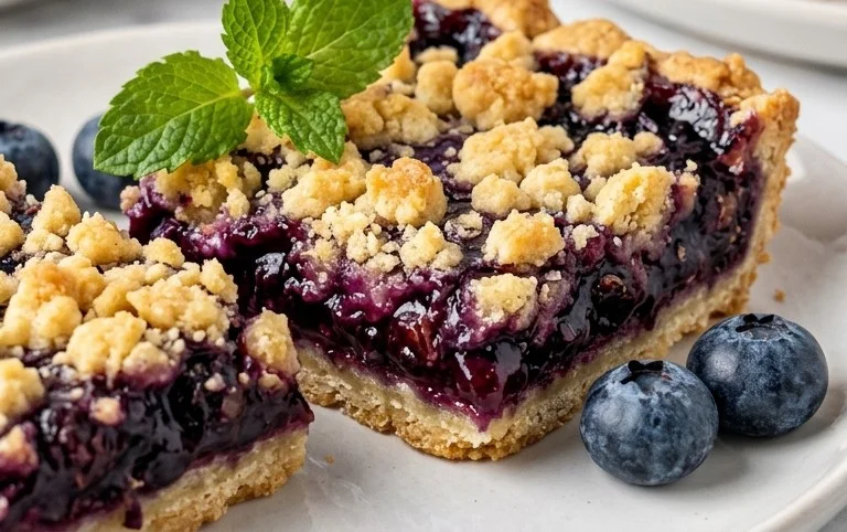 Easy Blueberry Pie Bars
