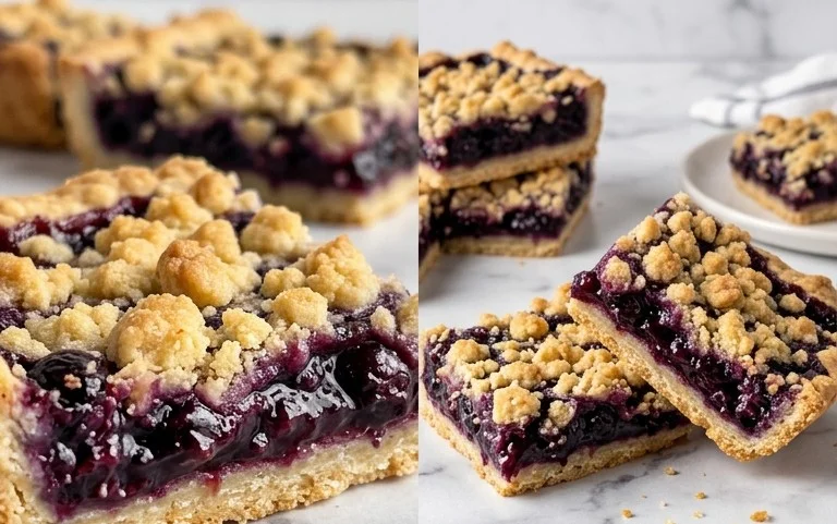Easy Blueberry Pie Bars